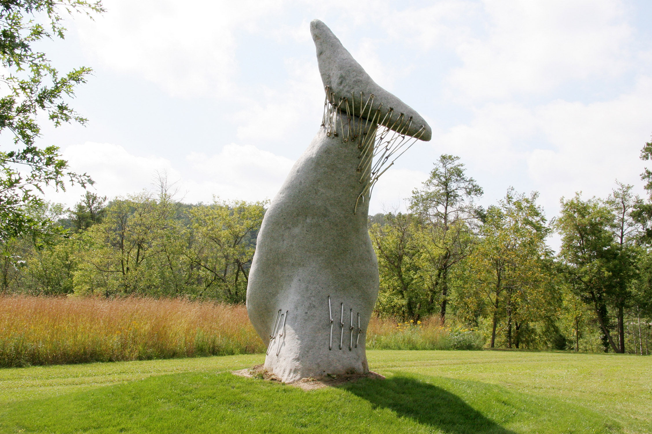 Moby Dick by Zoran Mojsilov at Anderson Center Sculpture Garden in Red Wing, Minnesota