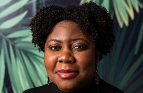 Head shot of author, Freda Epum